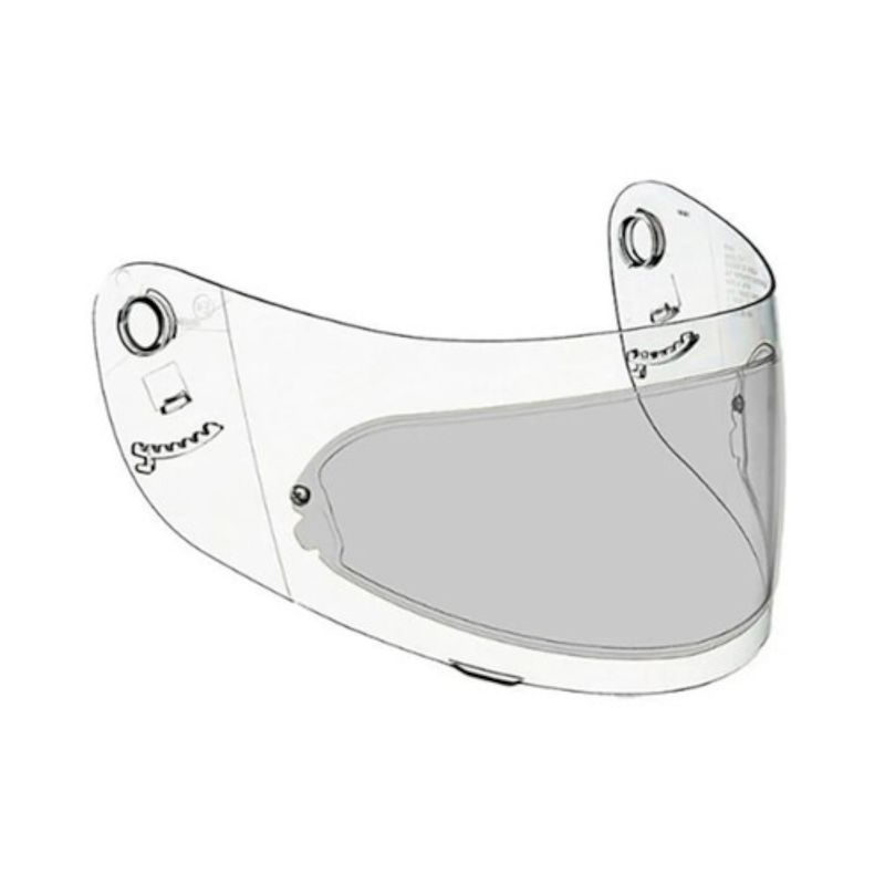 GENERICO - Lamina Anti Lluvia Impermeable Mica Para Casco Moto Antiagua