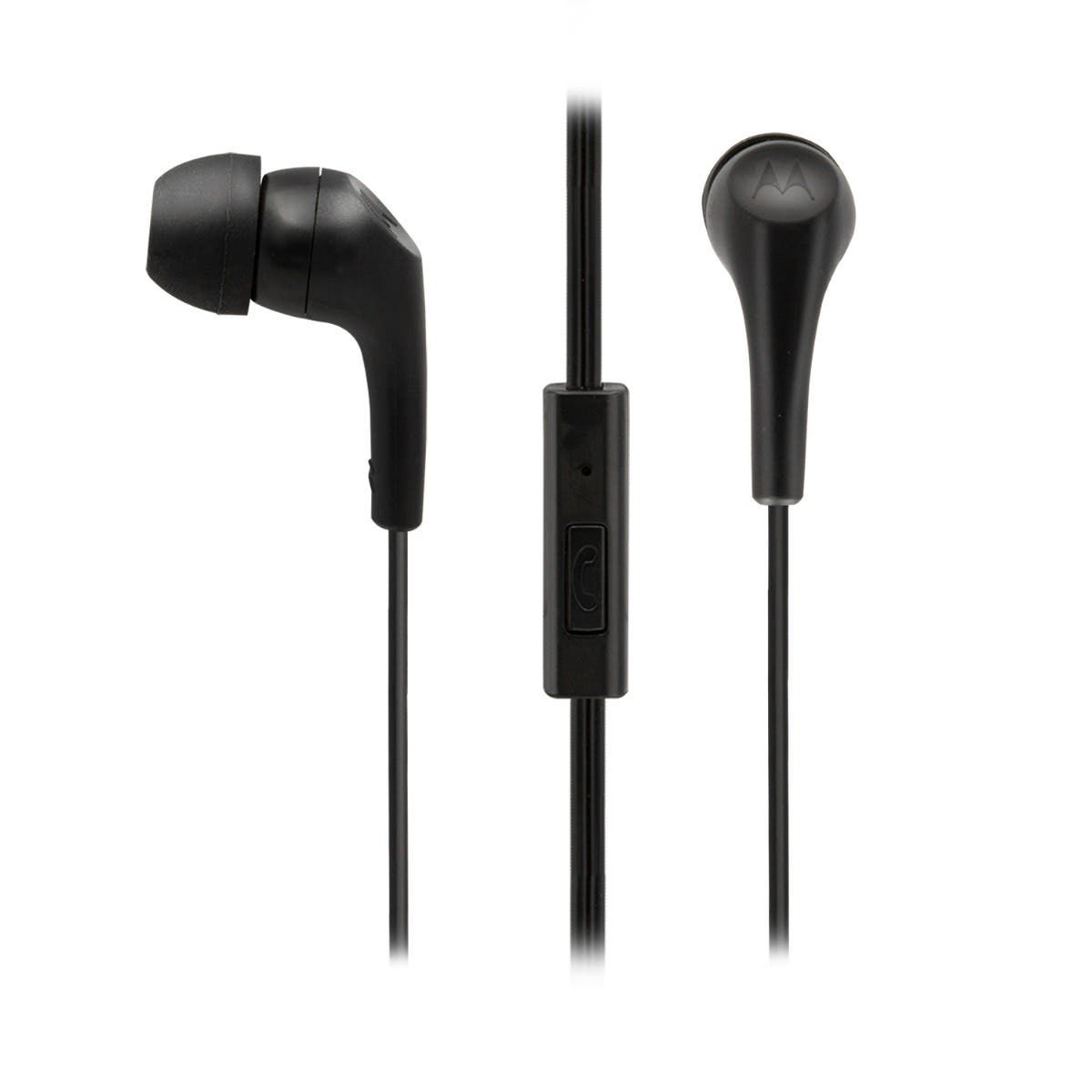 MOTOROLA - AUDIFONO MOTOROLA EARBUDS 2 MANOS LIBRES COLOR NEGRO