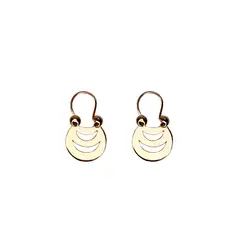 GENERICO - Aro especial Mujer Modelo Araucano Oro 18k Joyas Modas Lillo