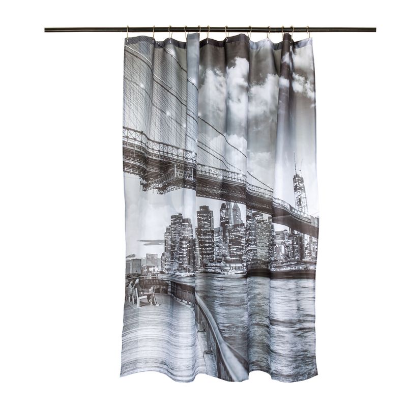 MASEL - Set Cortina Baño Bridge Brooklin  180x180 cm