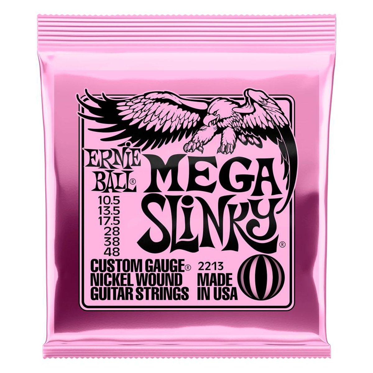 ERNIE BALL - P02213 MEGA SLINKY CUERDAS GUITARRA ELECTRICA 105-48 ERNIE BALL