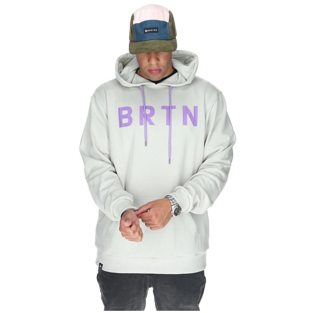 BURTON - Polerón Hombre Brtn Hoodie Gris BURTON