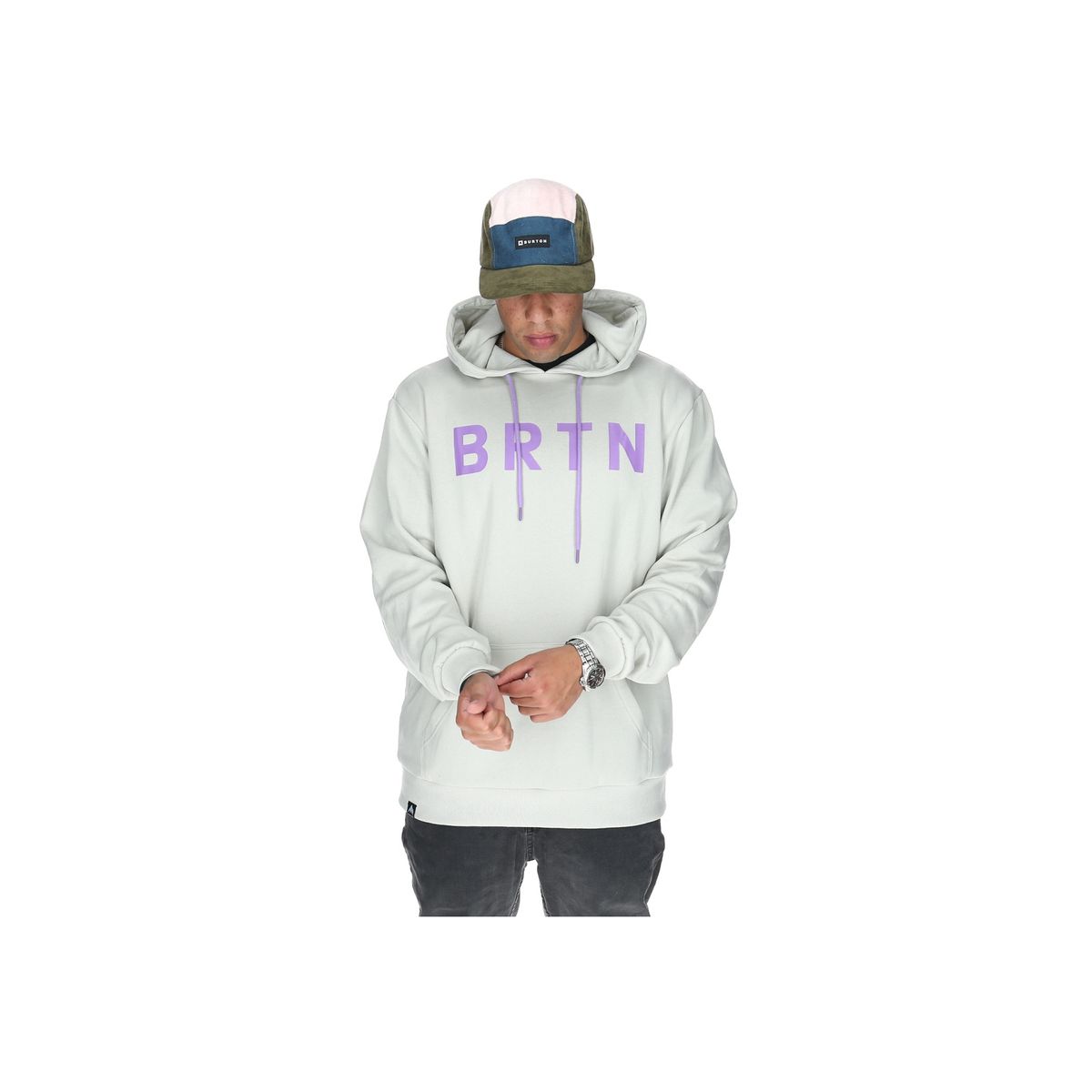 BURTON - Polerón Hombre Brtn Hoodie Gris BURTON