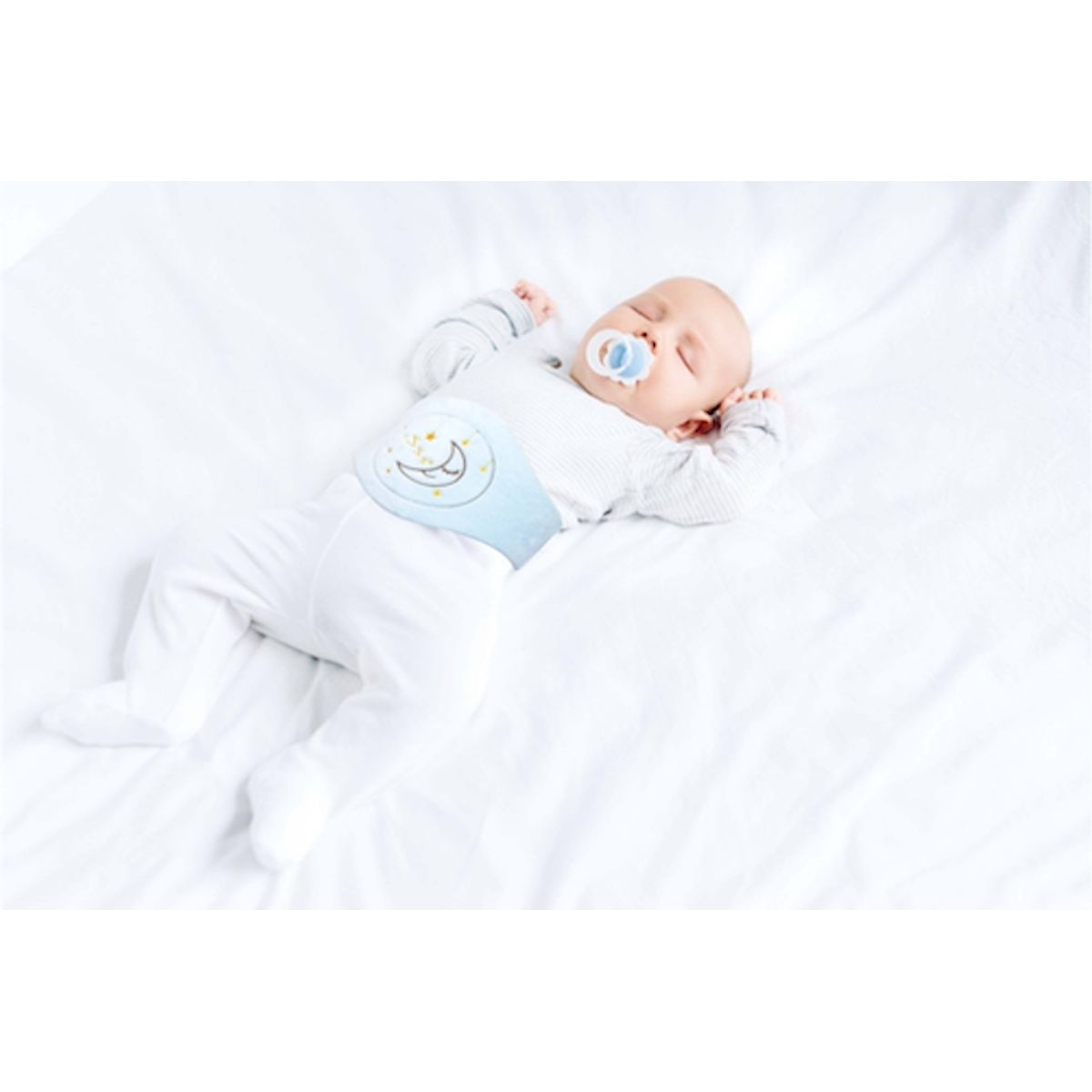 GENERICO - Banda aliviadora de cólicos Happy Tummy Celeste