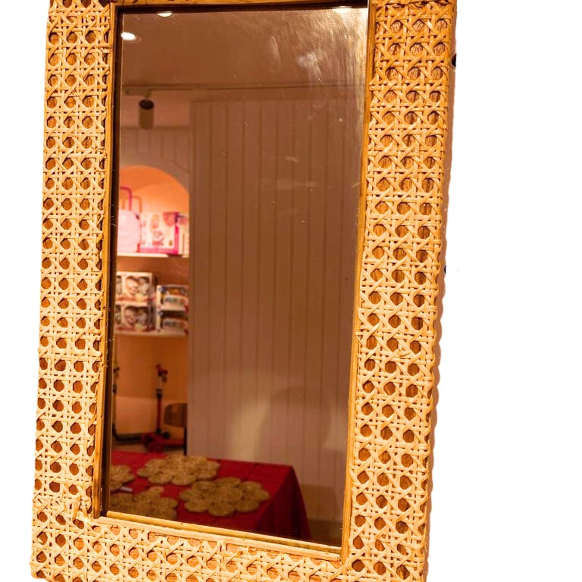 BOHEMIK - Espejo Rectangular Boho 50 cm x 30 cm