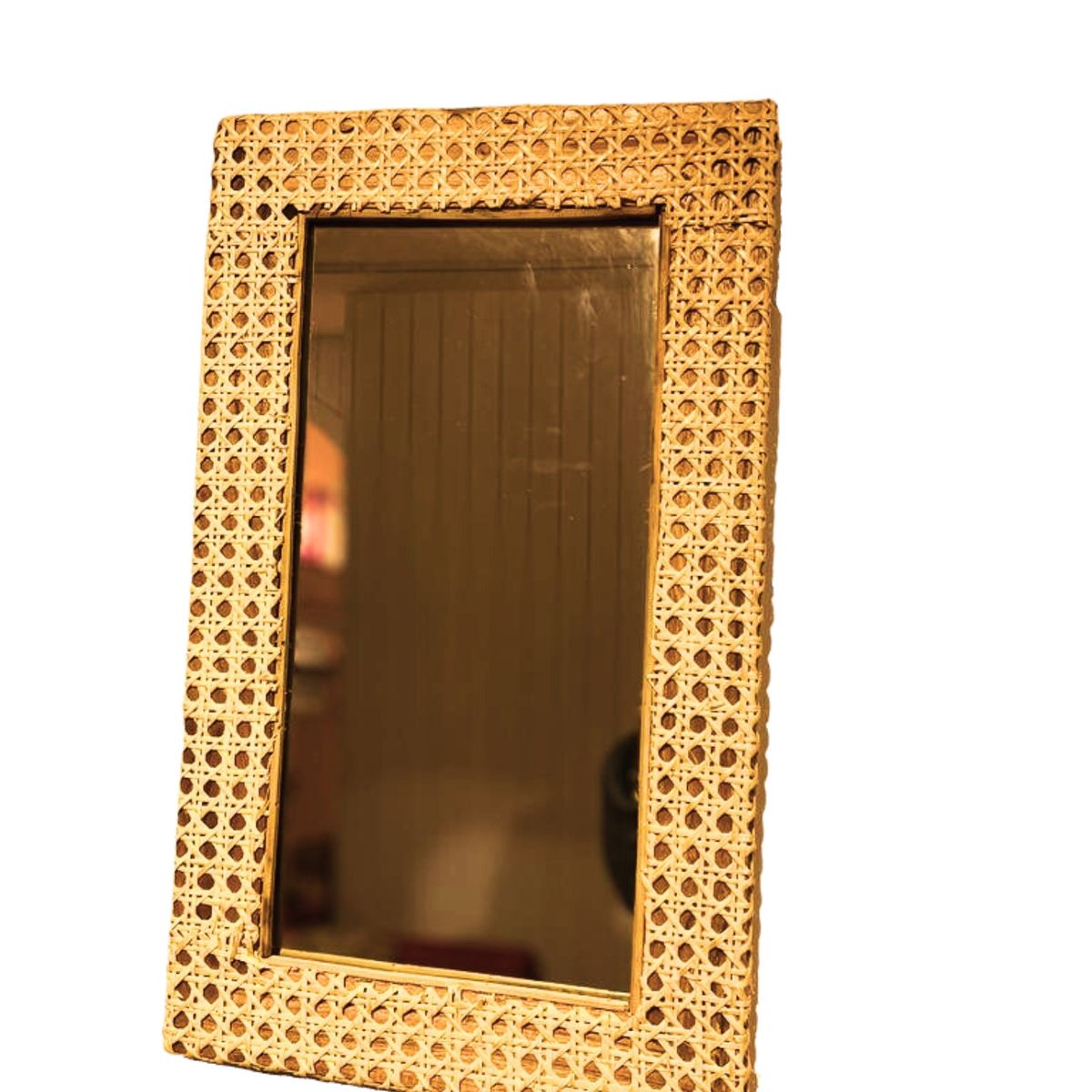 BOHEMIK - Espejo Rectangular Boho 50 cm x 30 cm