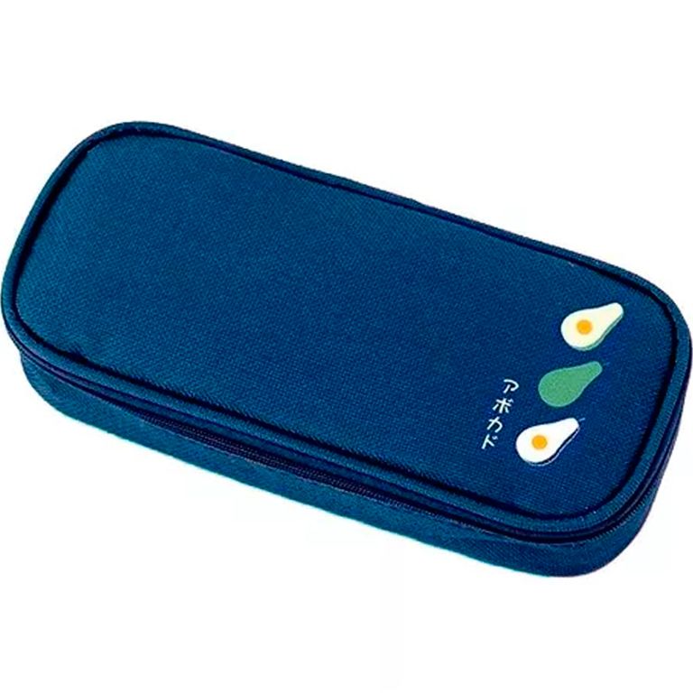 Estuche De Lapices Para Oficina Y Escuela Azul marino