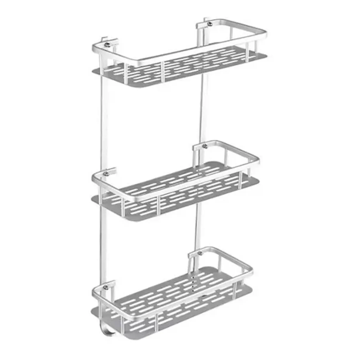 OFERTABKN - Organizador De Ducha Repisa Baño Adhesivo 3 Niveles Rectangular