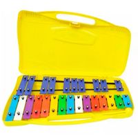 Metalófono Cromático Xilófono 25 Notas Con Maleta