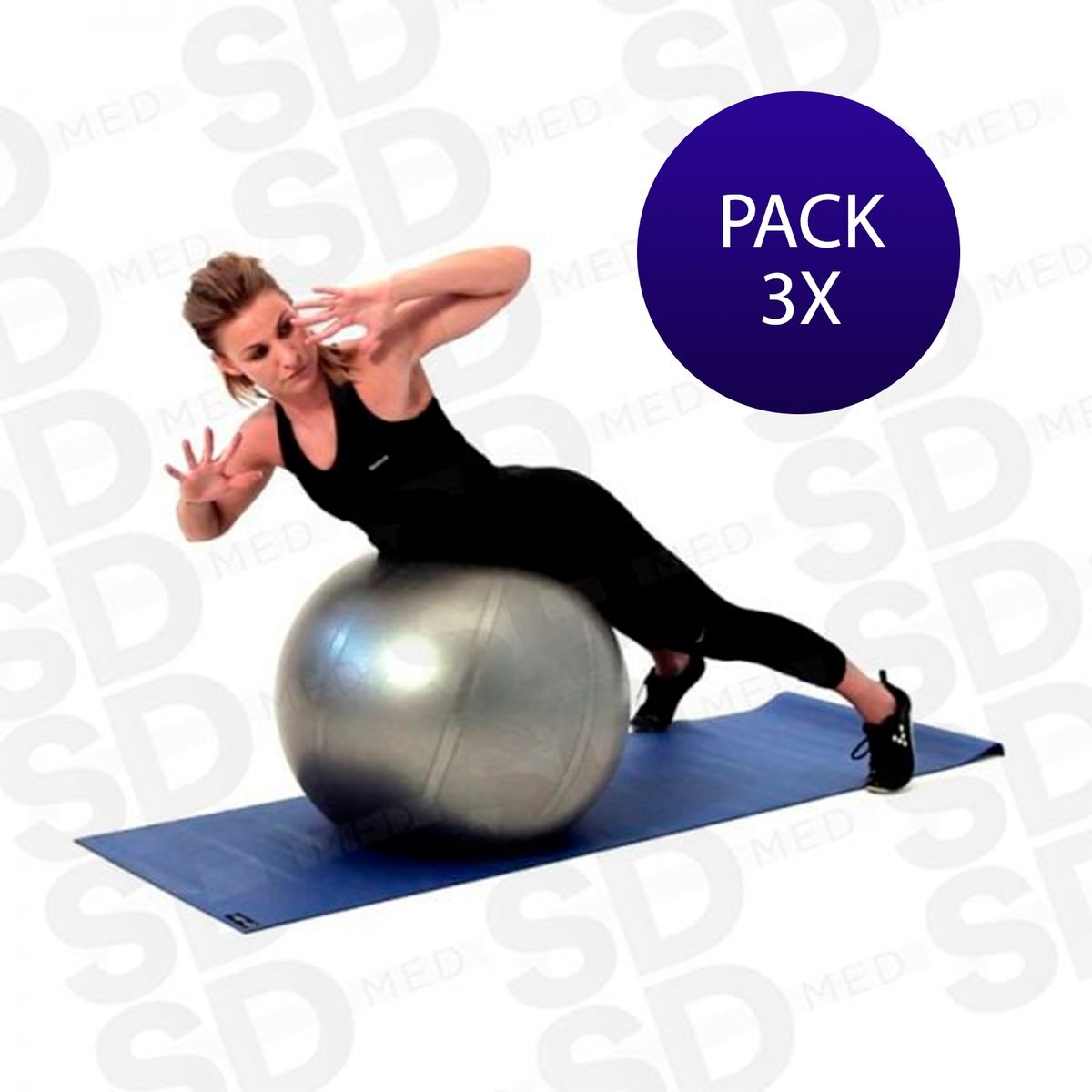 SDFIT - Pack 3x Pelota Fitball 85 cm