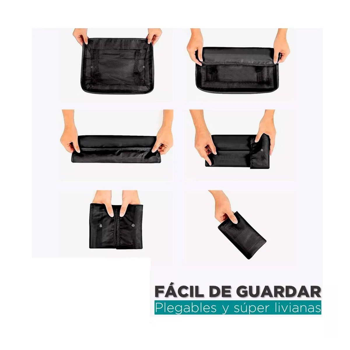 GENERICO - Set 8 Bolsas Organizador De Maleta