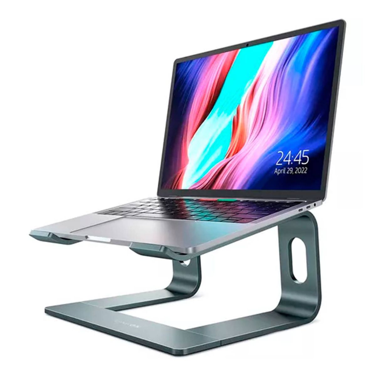 GENERICO - Soporte Base Para Mac Notebook 10 - 16 Gris Claro