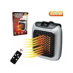 GENERICO - Mini Calefactor Portátil Eléctrico Pared 800w Control Remoto