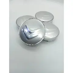 GENERICO - Set X4 Tapa centro Llantas auto 60mm CITROEN PLATEADO