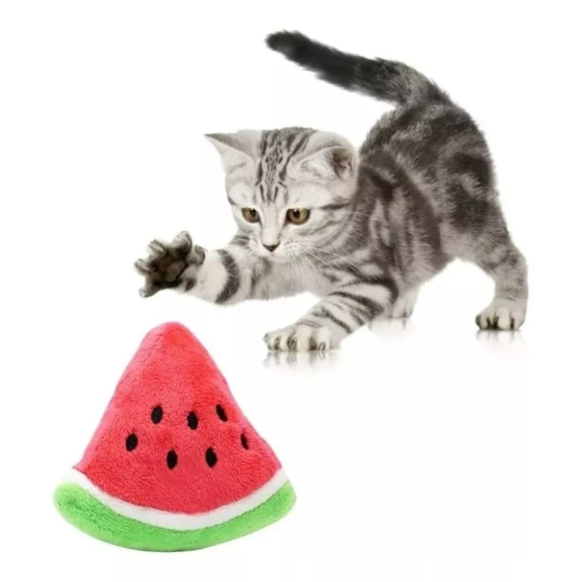 GENERICO - Peluche Para Mascota Sonoro Con Forma De Sandia