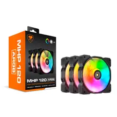 COUGAR - Kit de 3 Ventiladores gamer MHP 120 ARGB