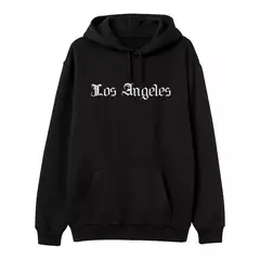 ROLY - Poleron Sudadera Con Gorro Los Angeles La California Streetwear Moda