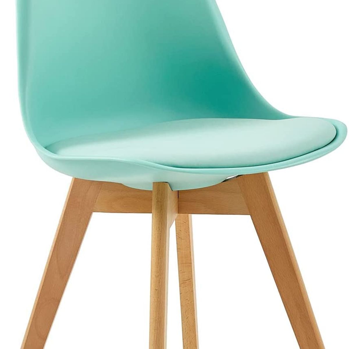 EAMES - Silla Eames Tulip Acolchadas Verde Menta
