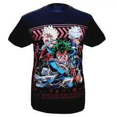 ROLY - Polera My Hero Academy - Boku No Hero Doble Estampado Color
