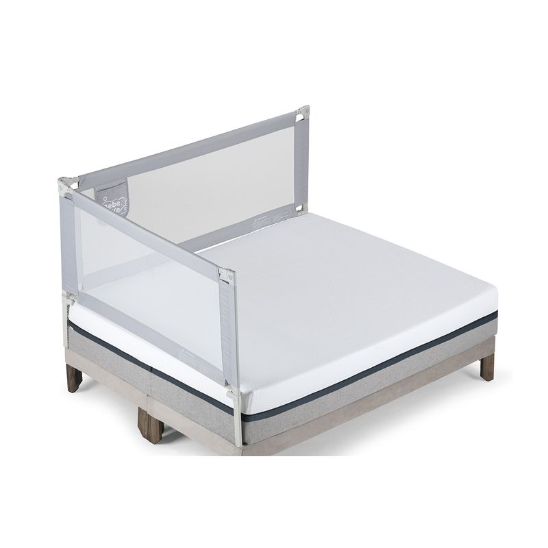 BEBE SURE - 2 barandas para cama Súper King 200x200 cm colchón alto