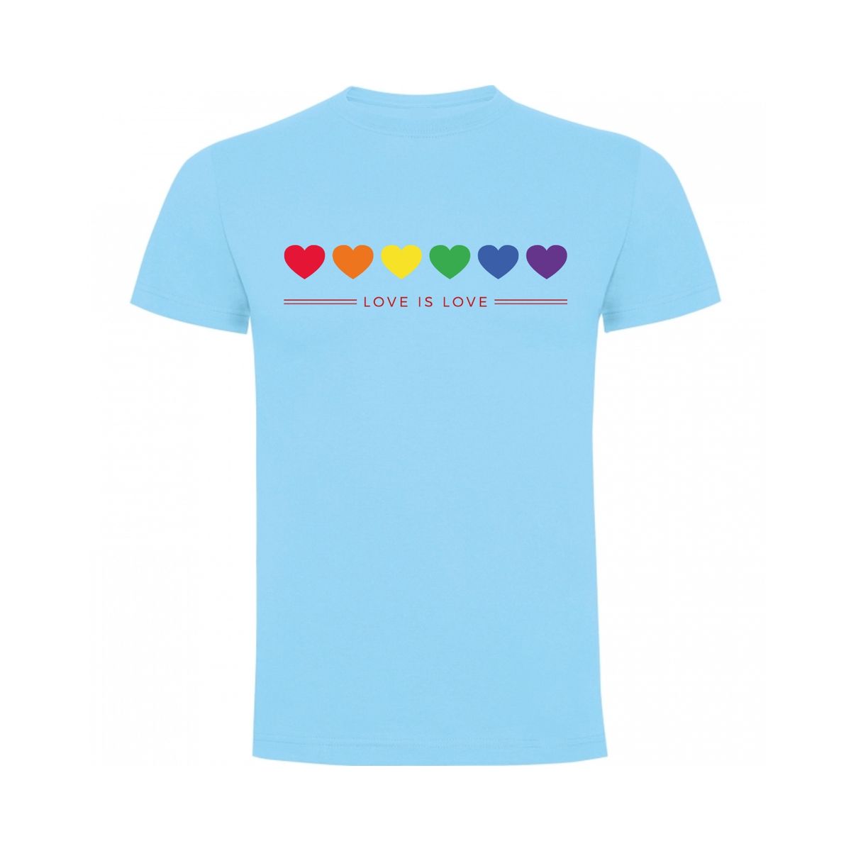 GENERICO - Polera 100 % Algodón Manga Corta - Love is Love