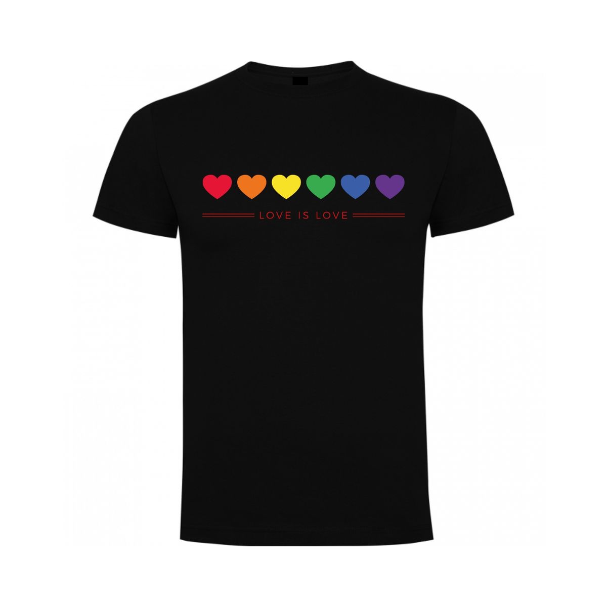 GENERICO - Polera 100 % Algodón Manga Corta - Love is Love