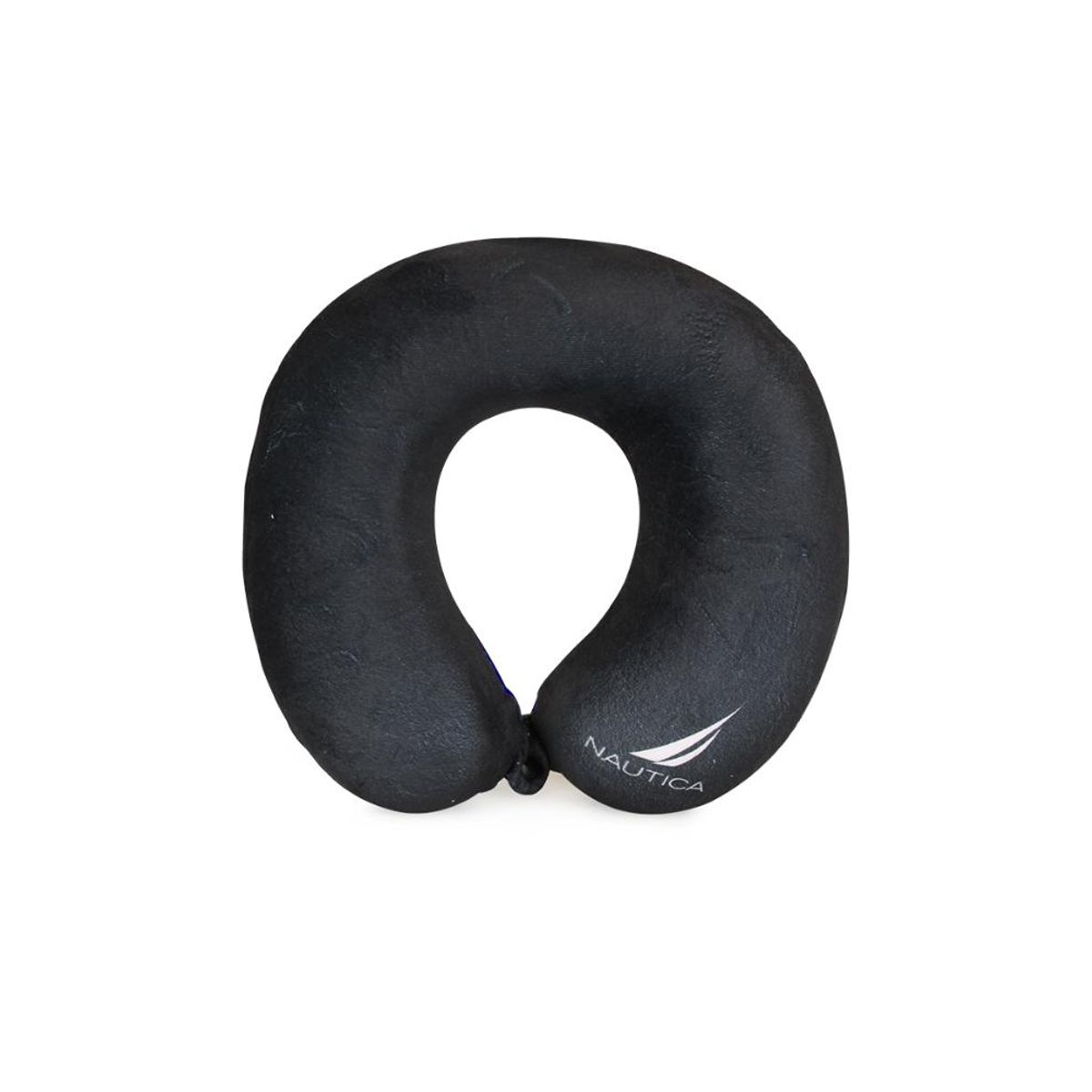 NAUTICA - Almohada de viaje Memory Foam negra NAUTICA
