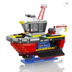 GENERICO - Barco Remolcador Portuario compatible Lego-