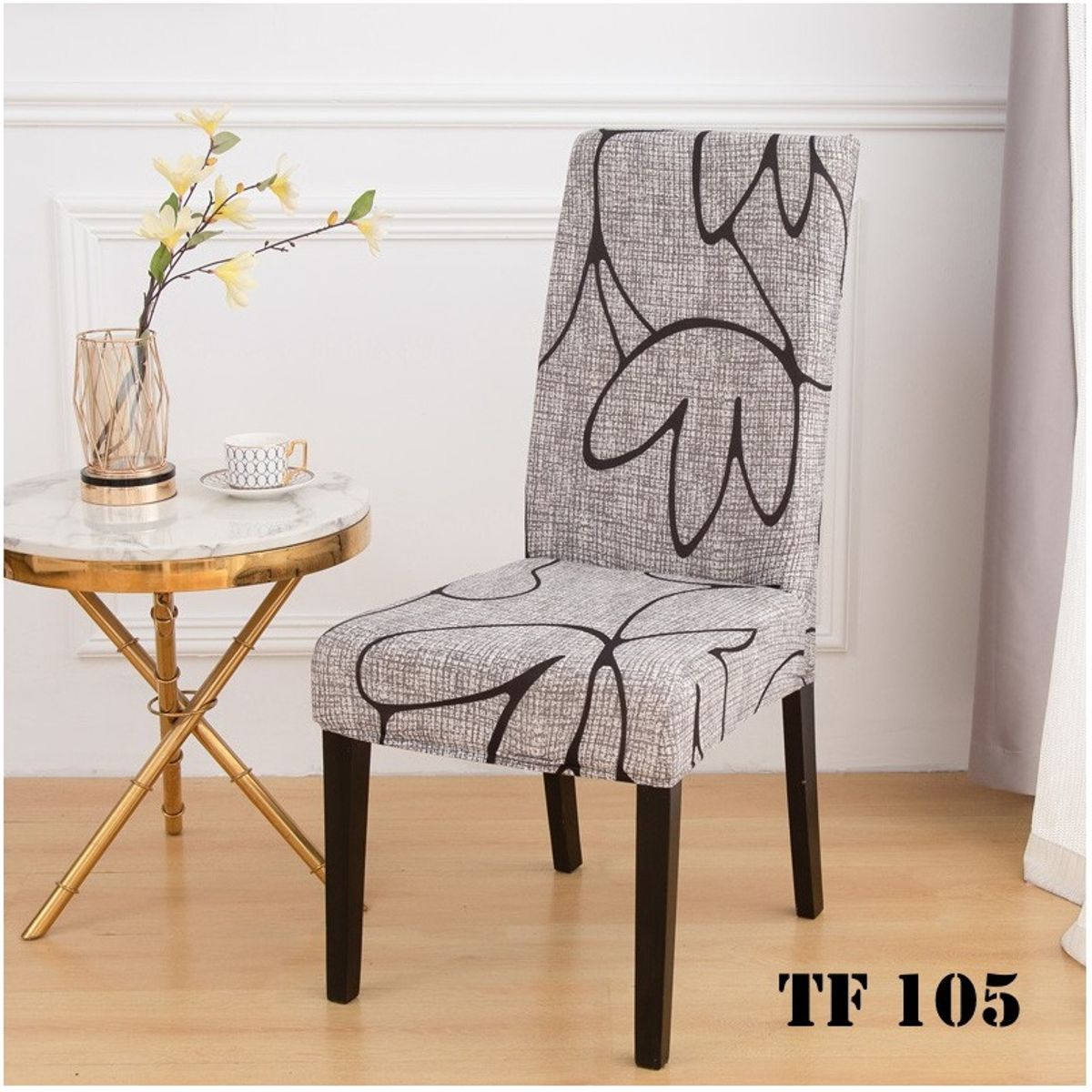 GENERICO - fundas para silla de comedor 6 unidades