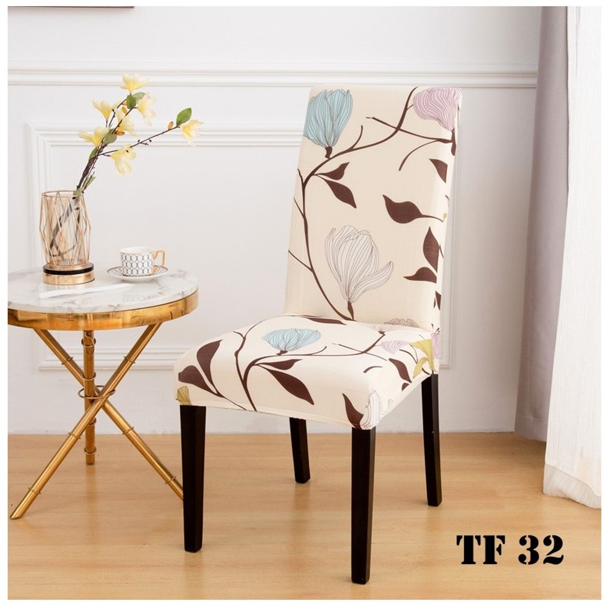 GENERICO - fundas para silla de comedor 6 unidades