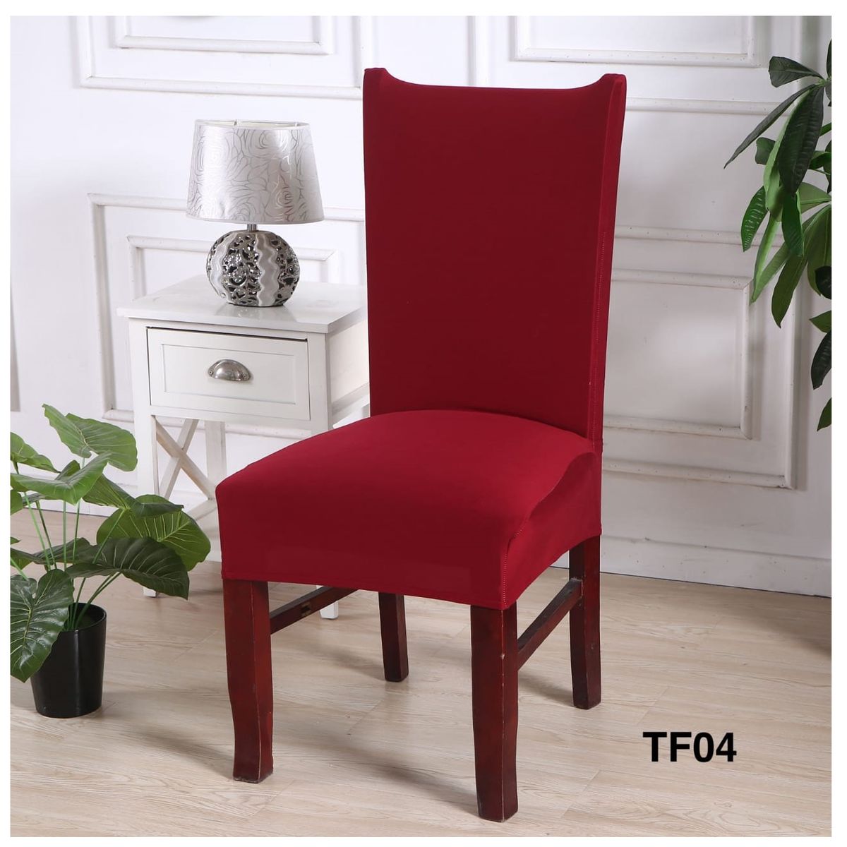 GENERICO - fundas para silla de comedor 6 unidades