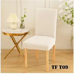 GENERICO - Fundas texturizadas para silla de comedor 6 unidades