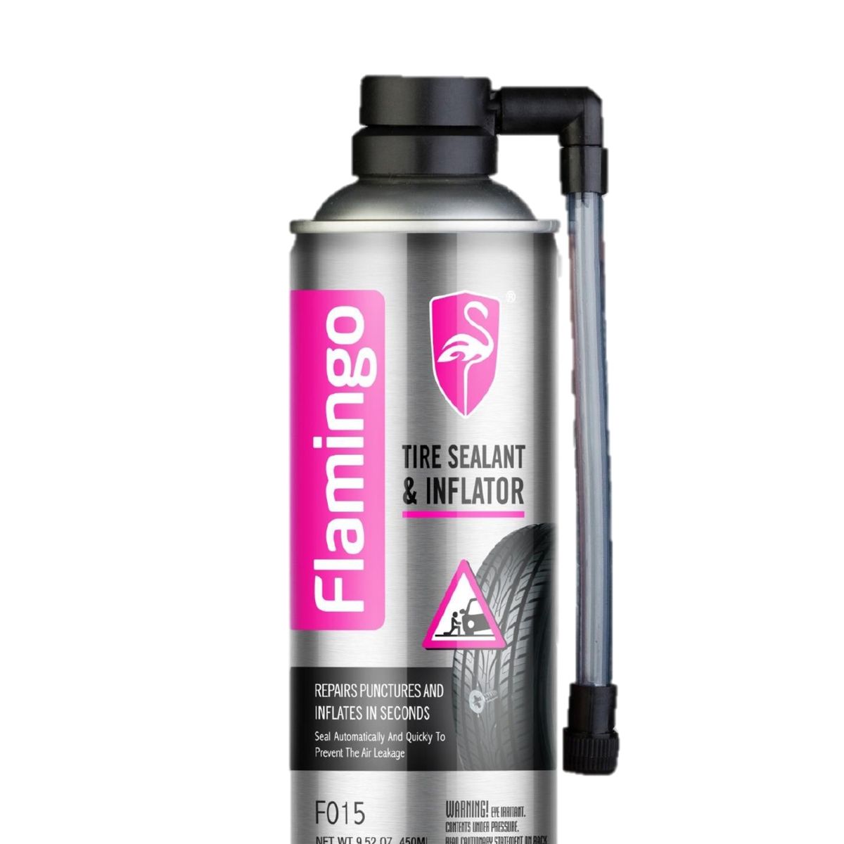 FLAMINGOS - Sellador E Inflador De Emergencia 450 Ml Flamingochile