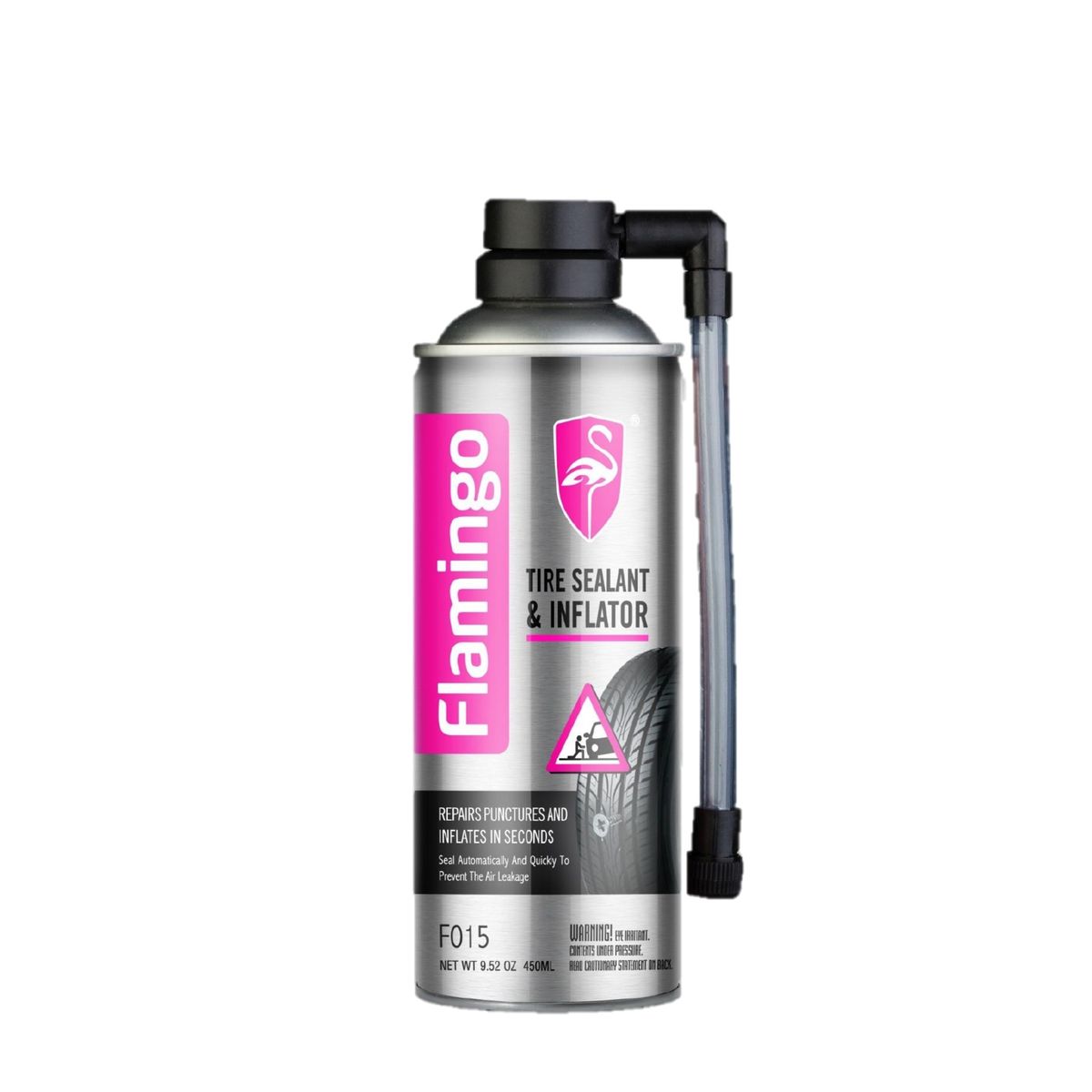 FLAMINGOS - Sellador E Inflador De Emergencia 450 Ml Flamingochile