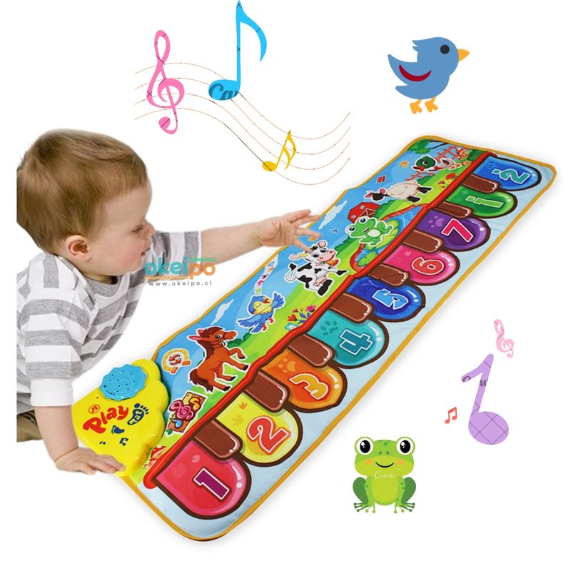 GENERICO - Alfombra Sonidos de Animales Piano Musical para Niños