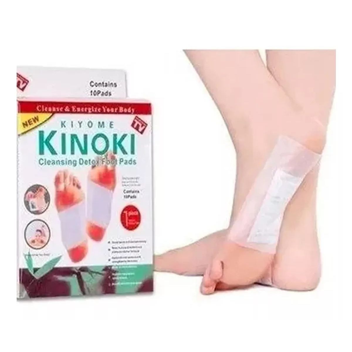 GENERICO - Parche Desintoxicante Kinoki Mejora Sueño Dolor Pack x10 Unidades