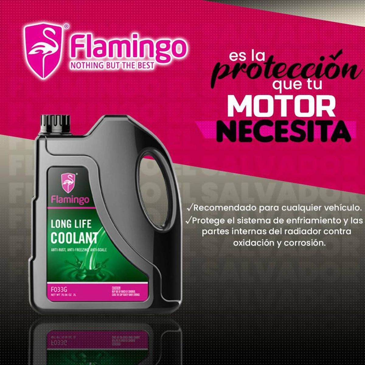 FLAMINGOS - Coolant Azul 2 Litros Flamingochile