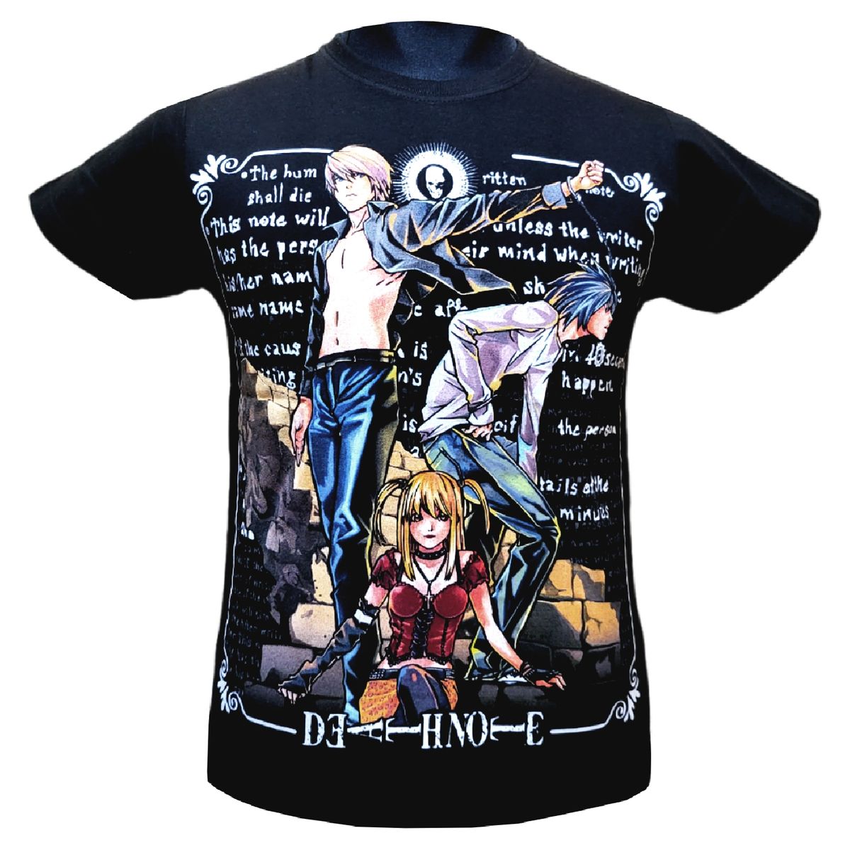 ROLY - Polera Death Note Doble Estampado Color