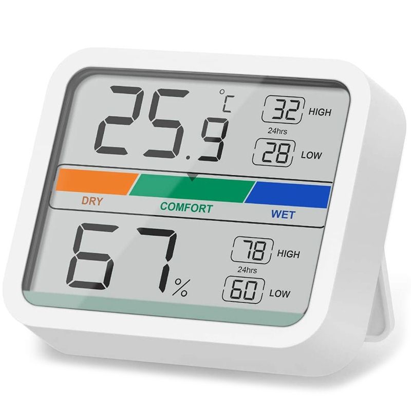 PUREPOWER - Higrómetro Termómetro interior medidor de humedad ambiental con tempe