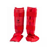 Canilleras tokaido de artes marciales xs rojo