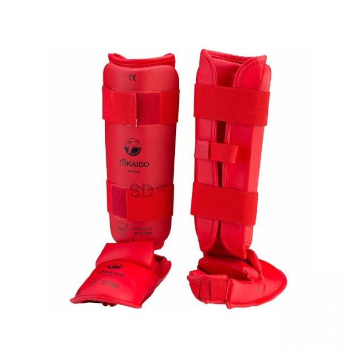 SDFIT - Canilleras tokaido de artes marciales M rojo