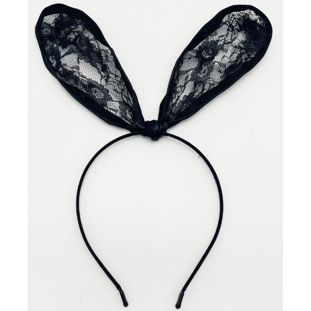 A - cintillo diadema de orejas de conejo en encajes para ocasiones