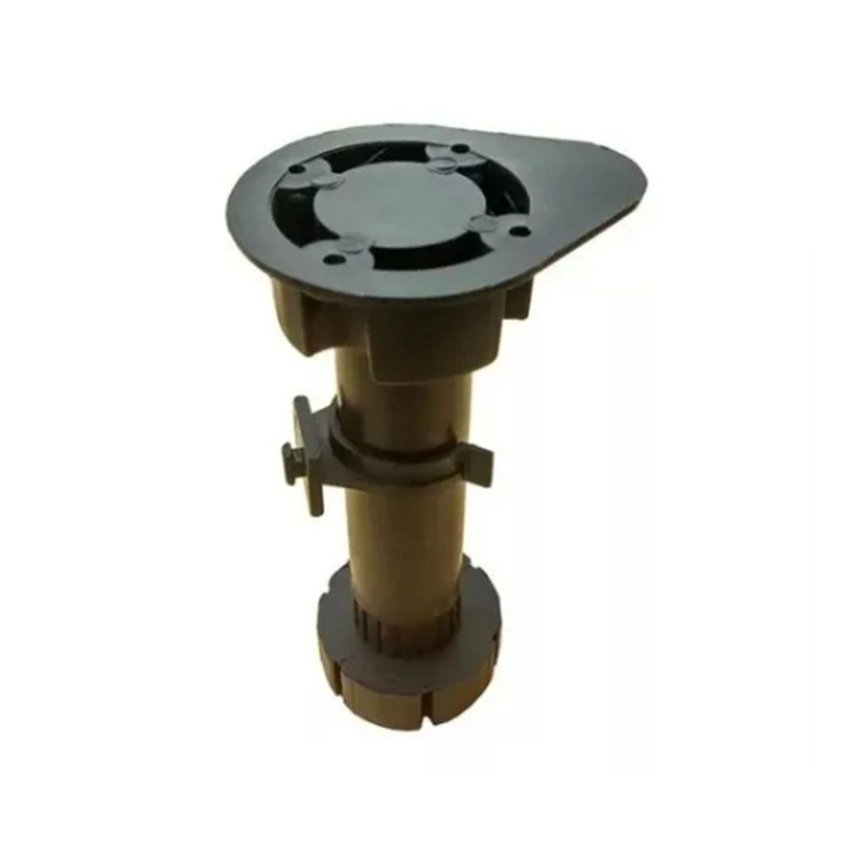 DEKO TOOLS CO LTD - Pata Plástica Para Zócalo Ajustable + Clip Pack 12 Unidades