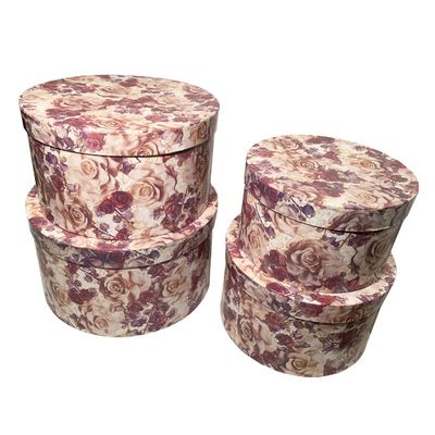 Imagen 2 del producto Cajas diseño flores set de 4