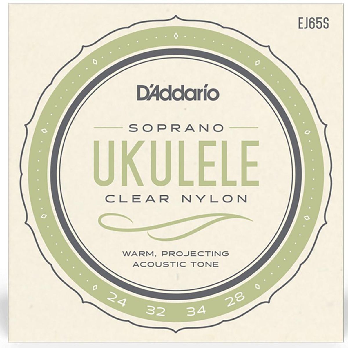 DADDARIO - Cuerdas Nylon Para Ukelele Soprano Daddario  EJ65S