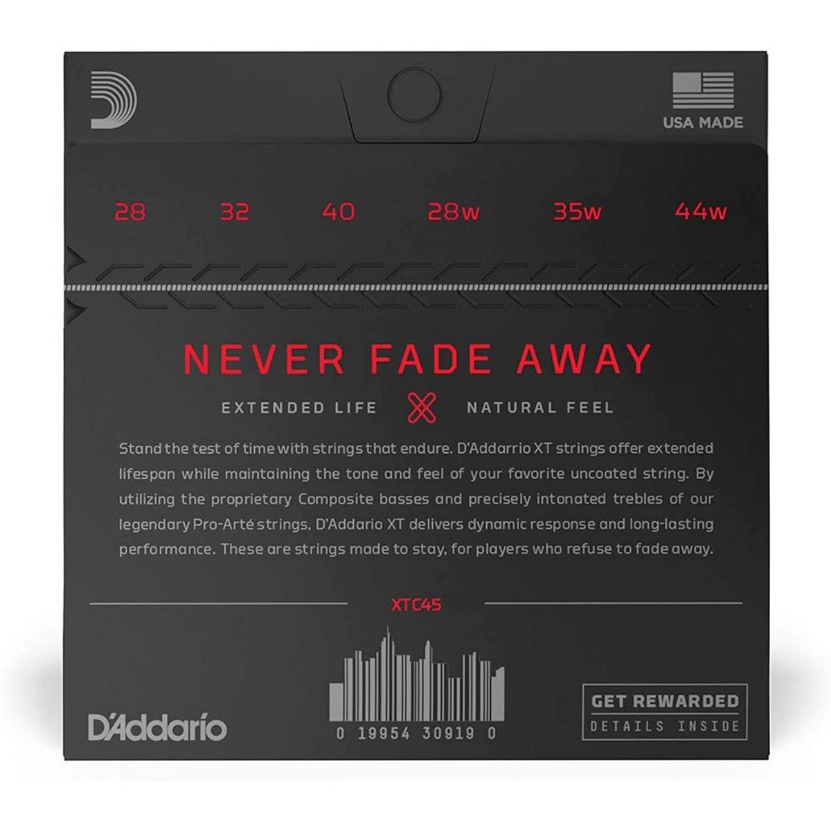 DADDARIO - Cuerdas Guitarra Clásica DAddario XTC45 - Tensión Normal