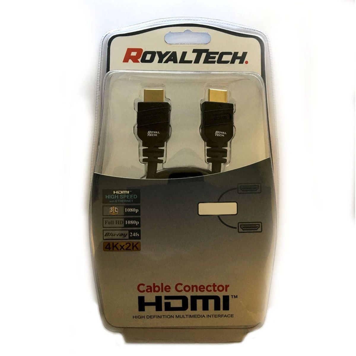 ROYALTECH - CABLE HDMI 3MTS 19PIN M-M ROYALTECH