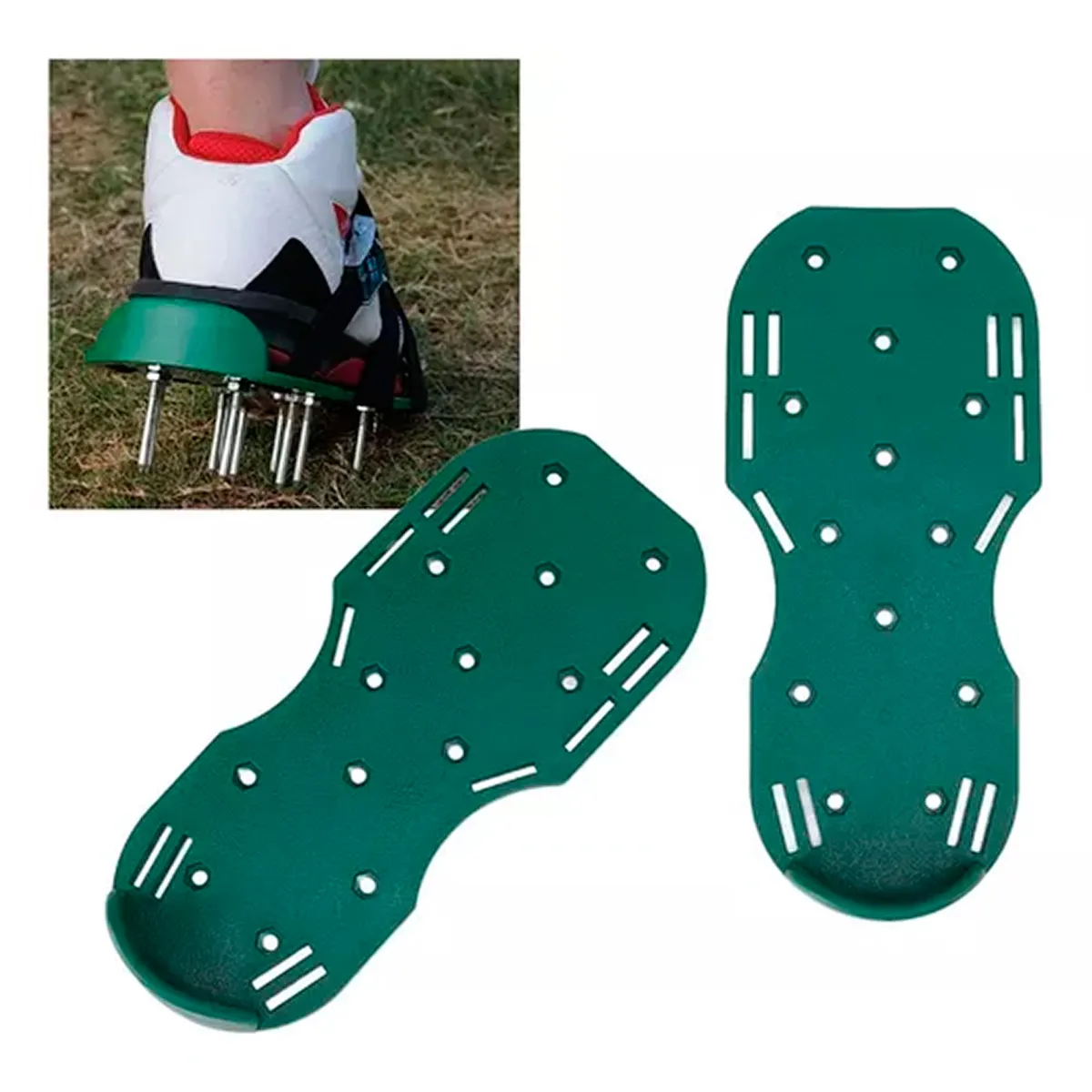 ESHOPANGIE - Zapatos Aireador De Césped Herramienta Eficaz Para Airear