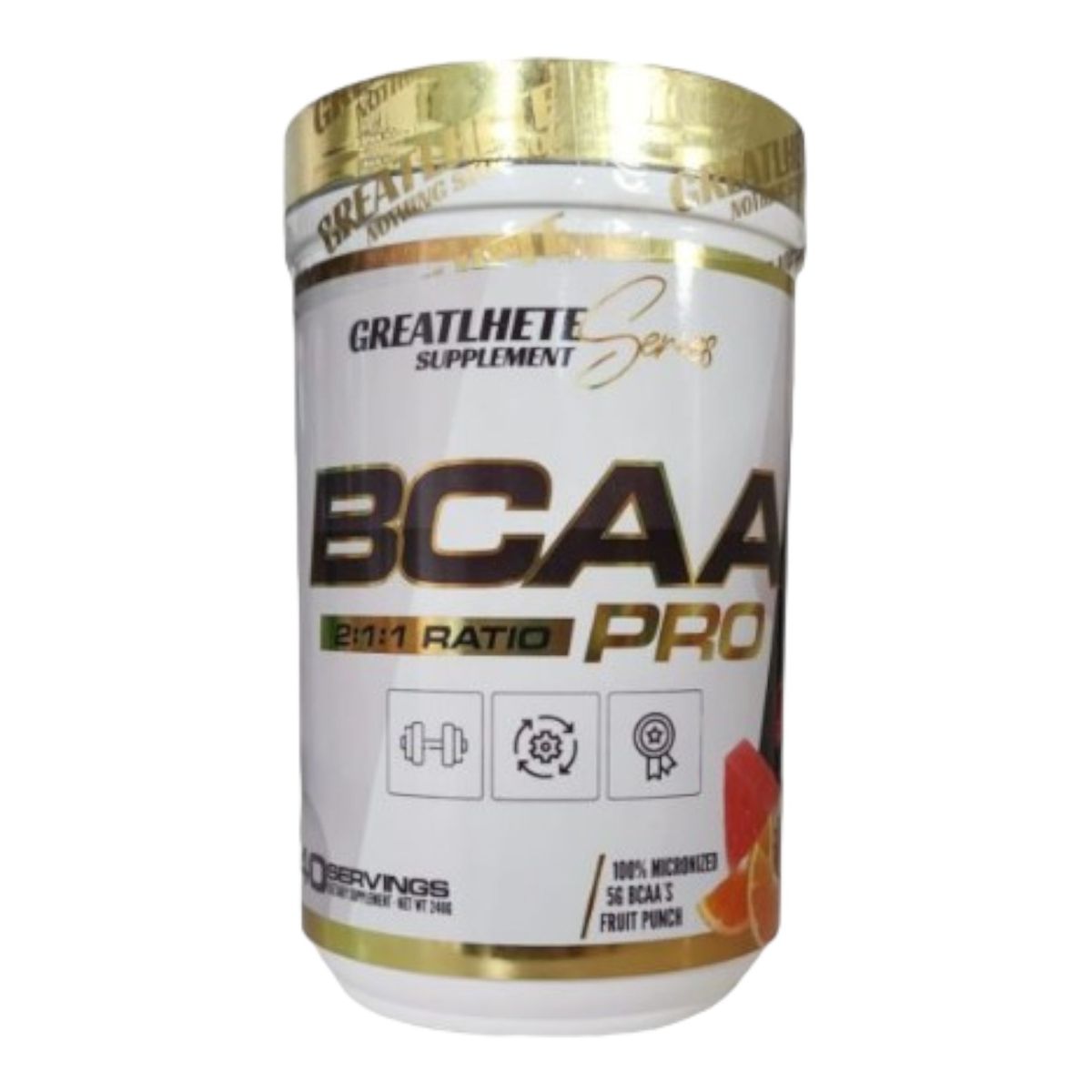 GREATLHETE - BCAA PRO 2:1:1 40 SV FRUIT PUNCH - GREATLHETE