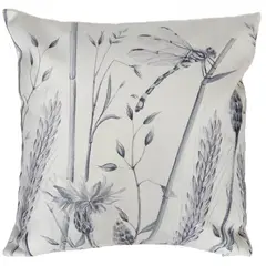 MARGARITA SCHEEL BY CASA ALVARINHO - FUNDA COJÍN VELVET ESPIGAS Y LIBÉLULA 45X45